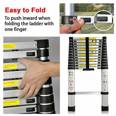 2 in 1 Aluminum Foldable Ladder