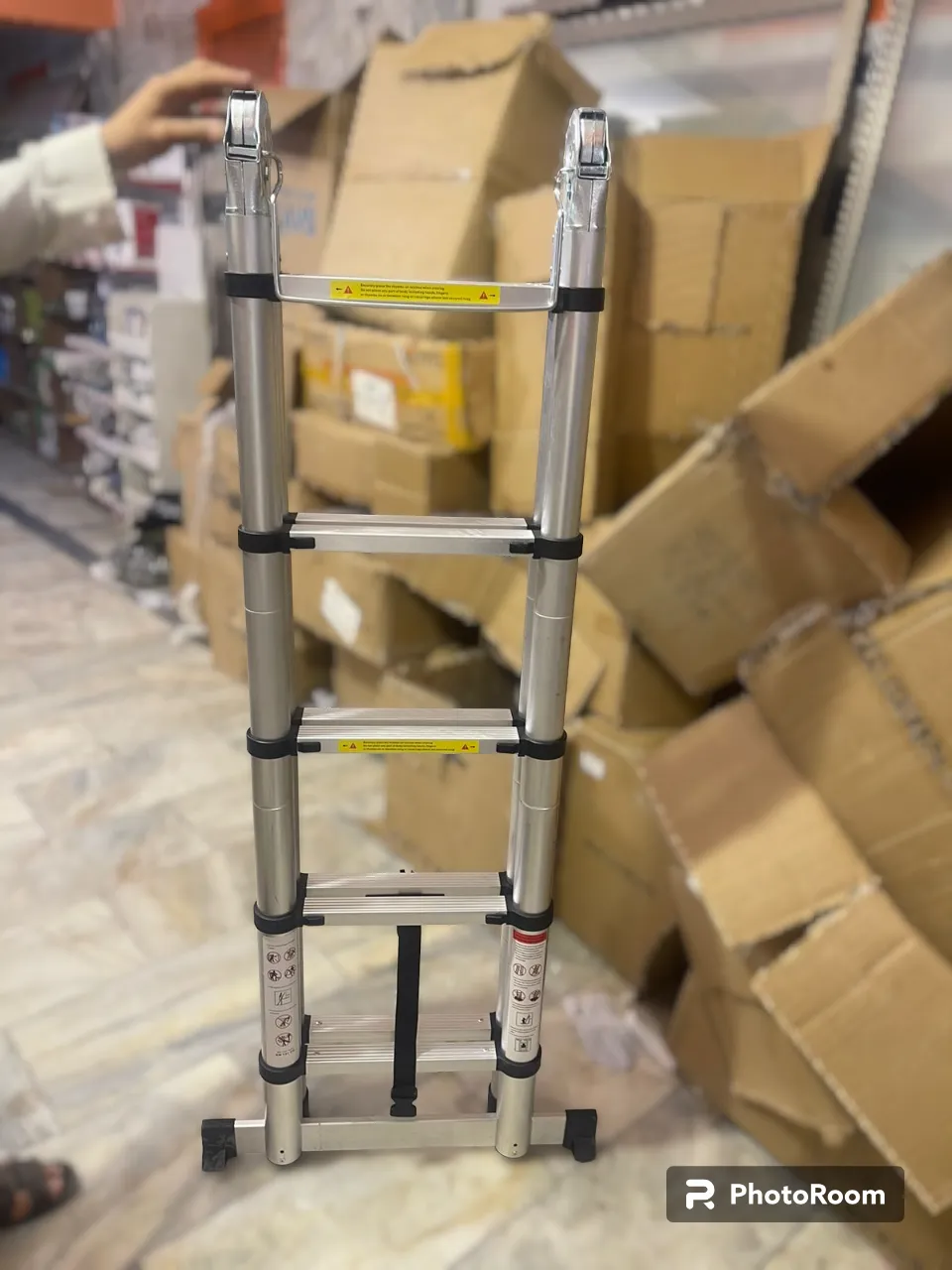 2 in 1 Aluminum Foldable Ladder