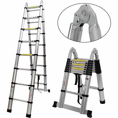 2 in 1 Aluminum Foldable Ladder