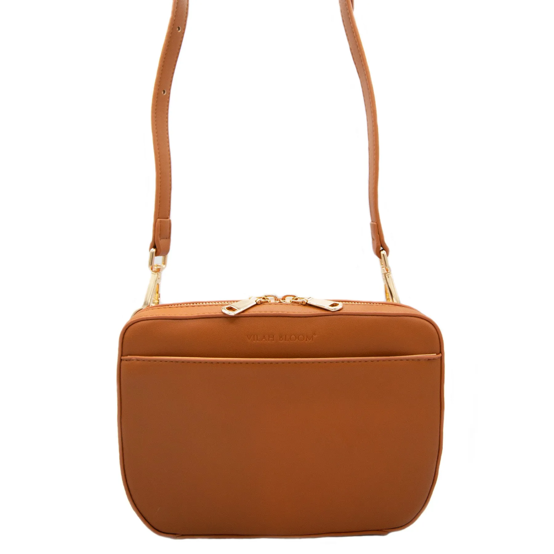 3-n-1 Crossbody- Cognac