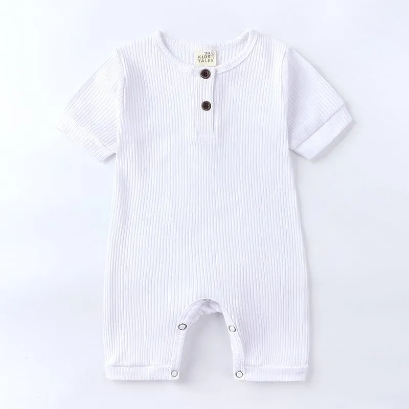 Baby Combed Pin Striped Romper