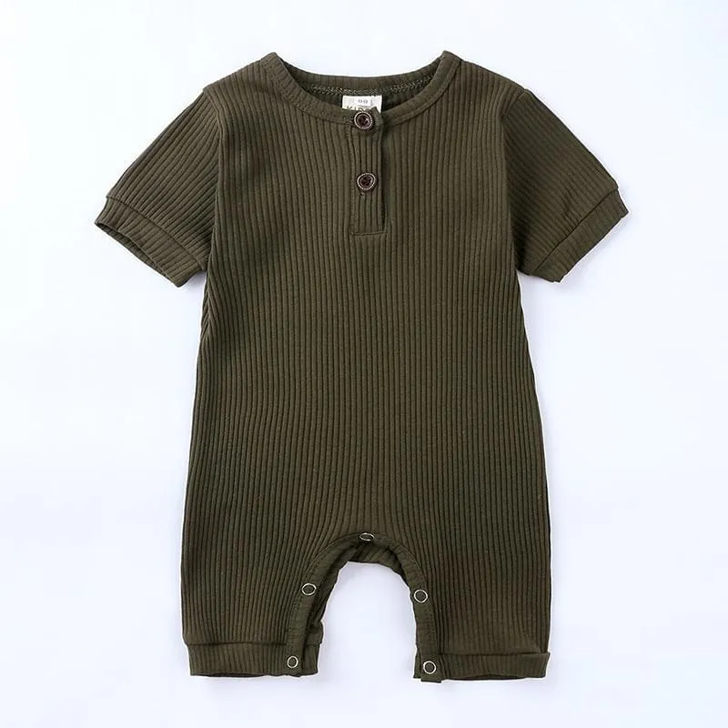 Baby Combed Pin Striped Romper