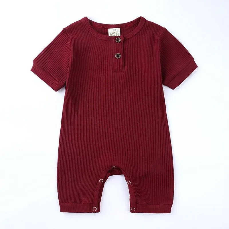 Baby Combed Pin Striped Romper