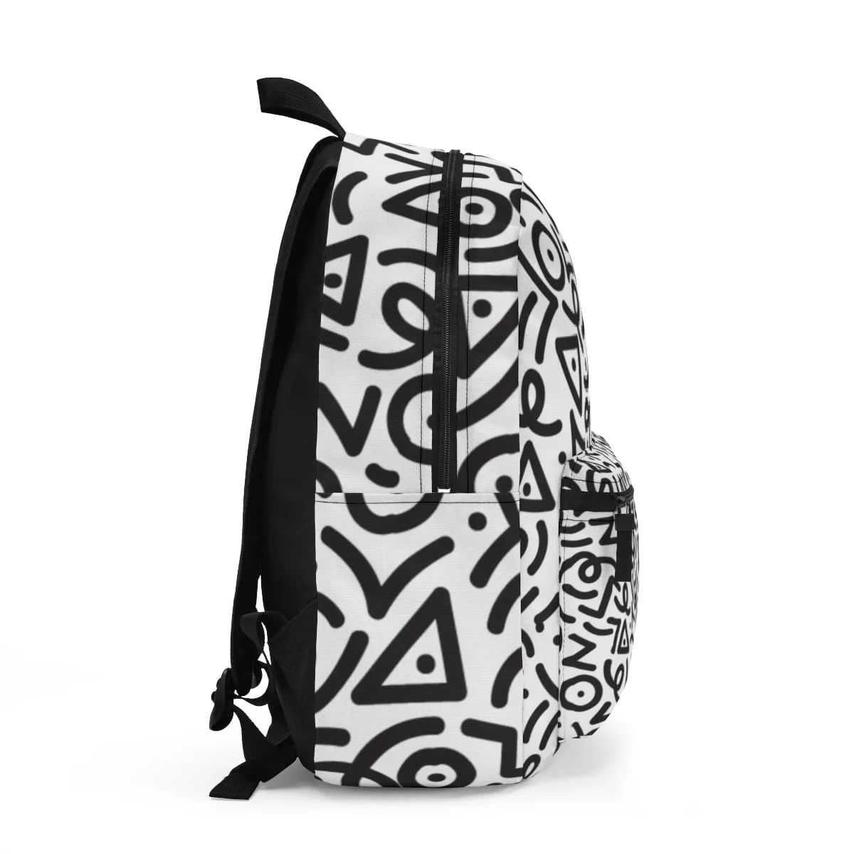 Black & White Abstract Backpack