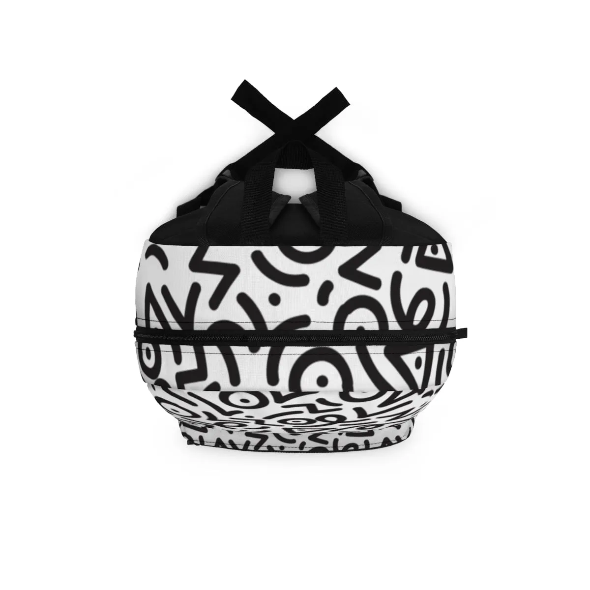 Black & White Abstract Backpack