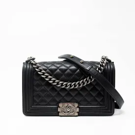 Chanel Black Medium Boy Bag