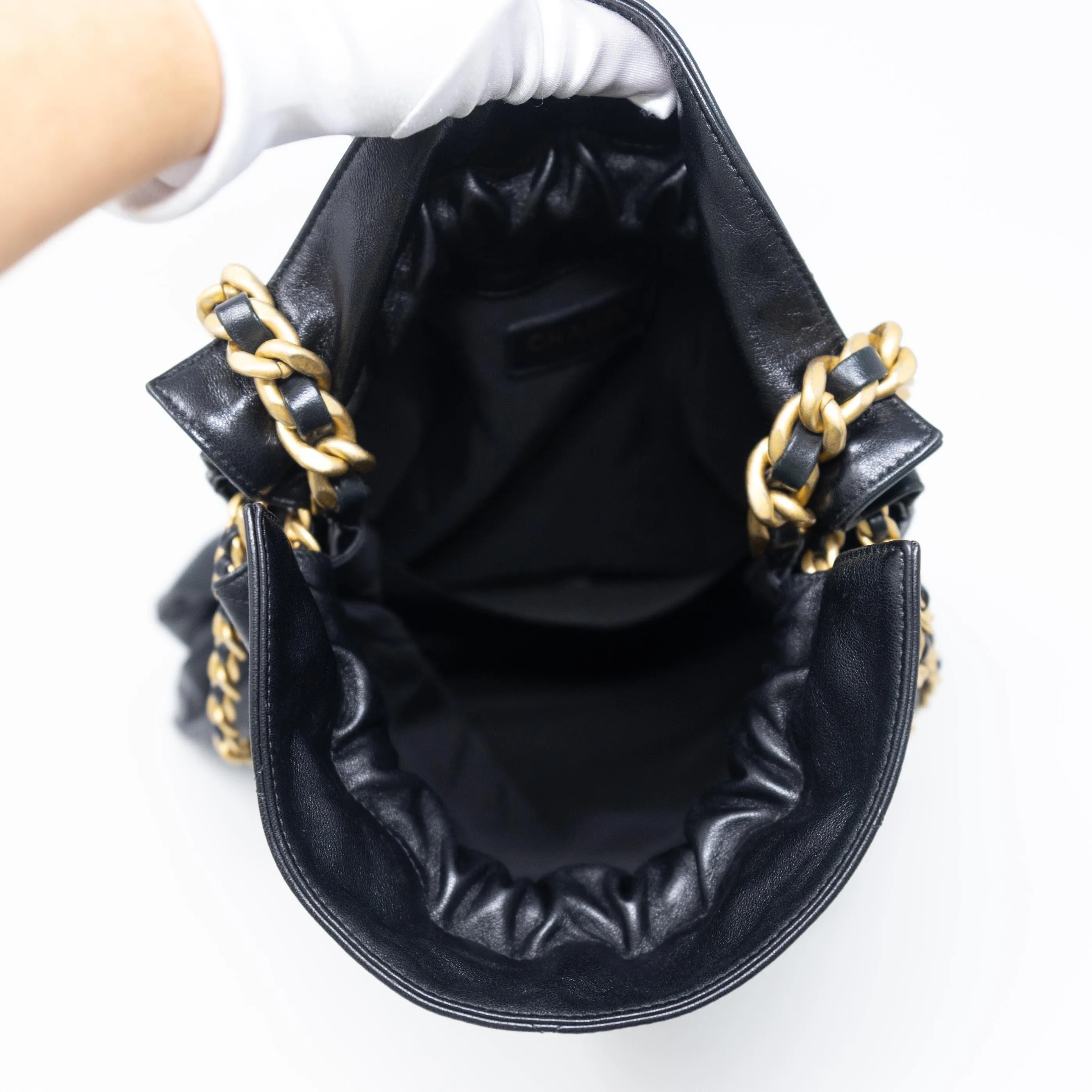 Chanel Black Shopping Tote