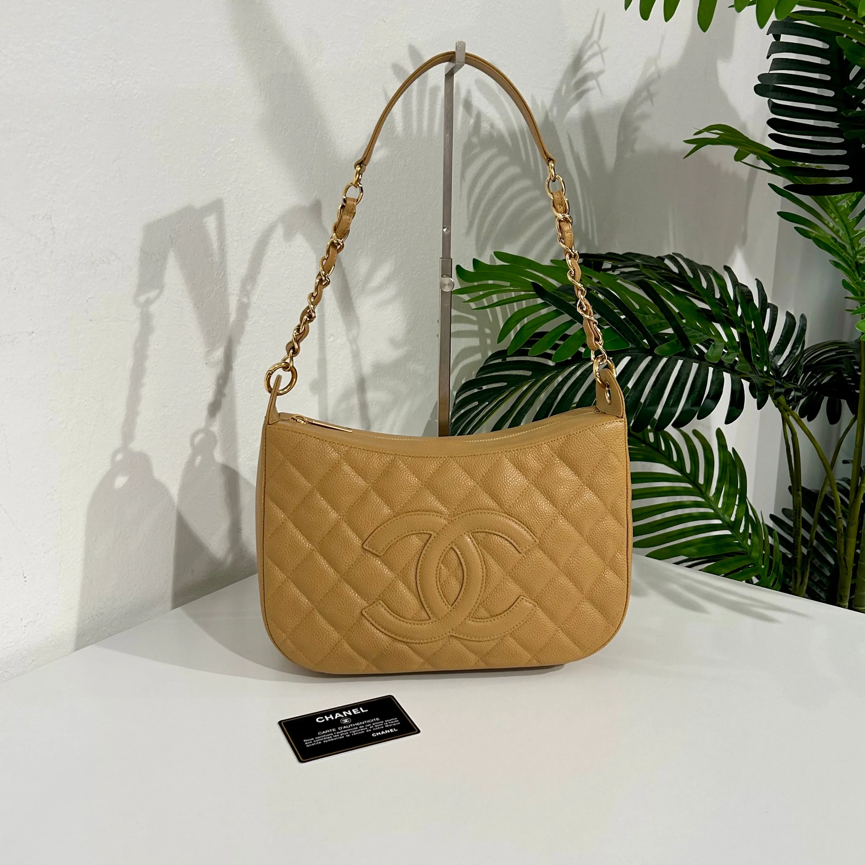 Chanel Tan Timeless Shoulder Bag