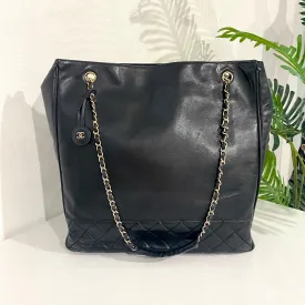 Chanel Vintage Black XL Tote