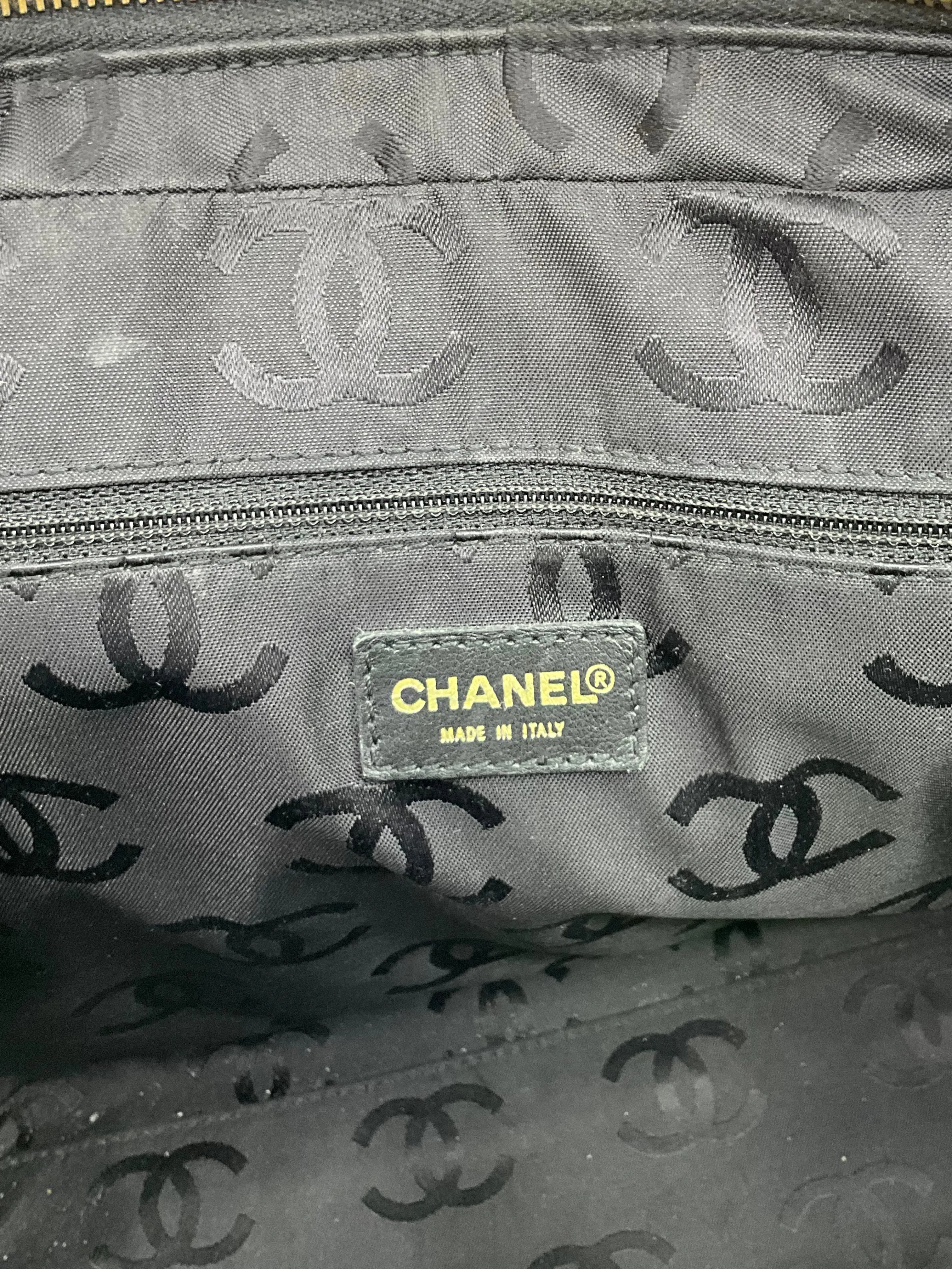 Chanel Wild Stitch Quilted Leather Surpique Bowler Bag