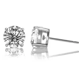 Clermont Classic Solitaire Stud Earrings