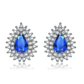 Emma Zirconia Web Earrings