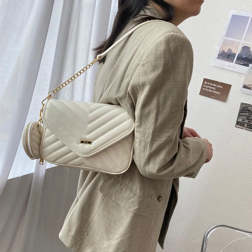 En-ji Anrim Shoulderbag - Ivory