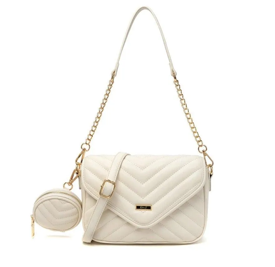 En-ji Anrim Shoulderbag - Ivory