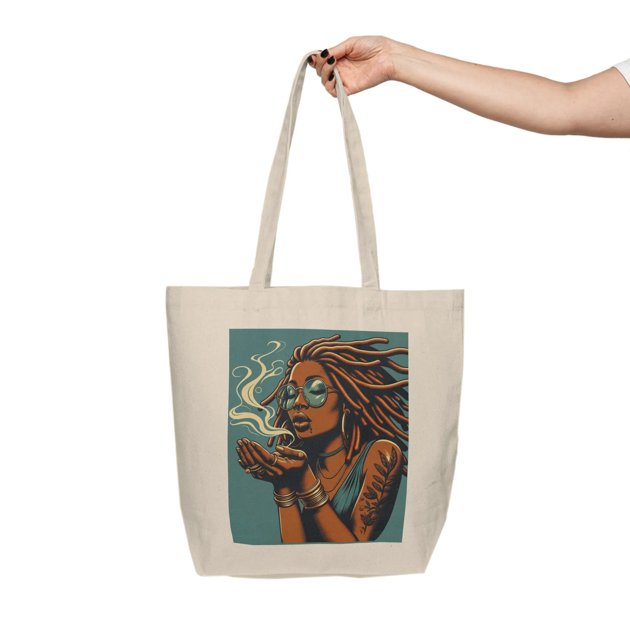 Faded Living Canvas Tote