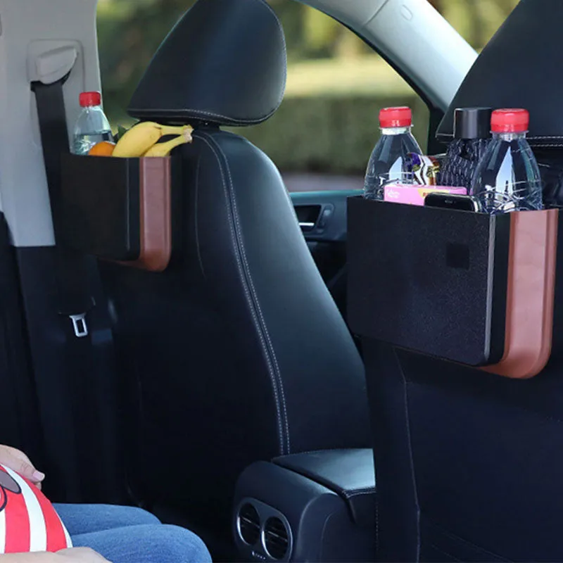 Foldable Back Seat Drink Phone Holder