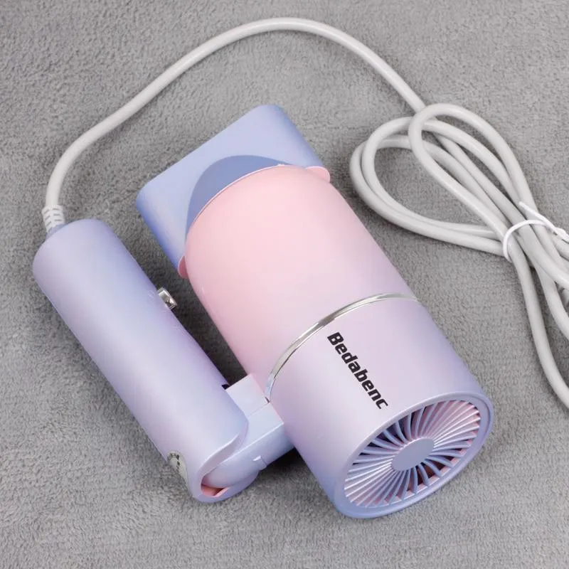 Folding Hairdryer 220V-240V 750W With Carrying Bag Hot Air Anion Hair Care For Home MIni Travel Hair Dryer Blow Drier Portable