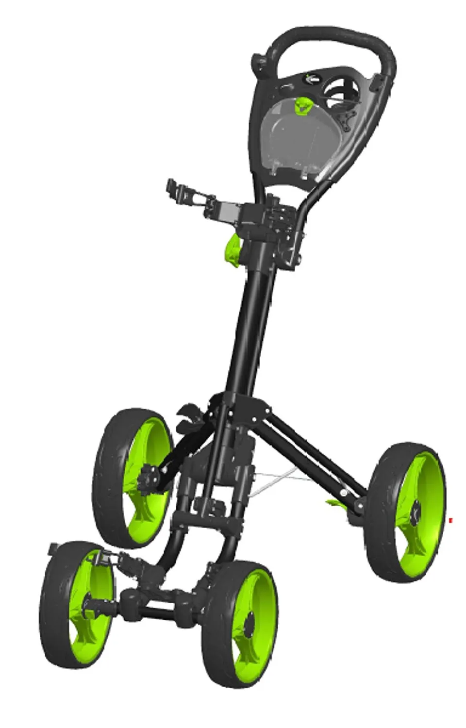 GolfBasic Prime 4 Wheel Golf Push Cart