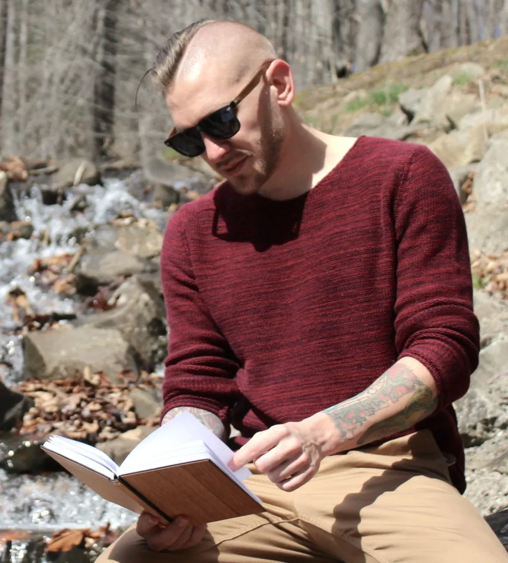 Handcrafted Wooden Journal / Planner (Laser-Engraved Tree Stump)