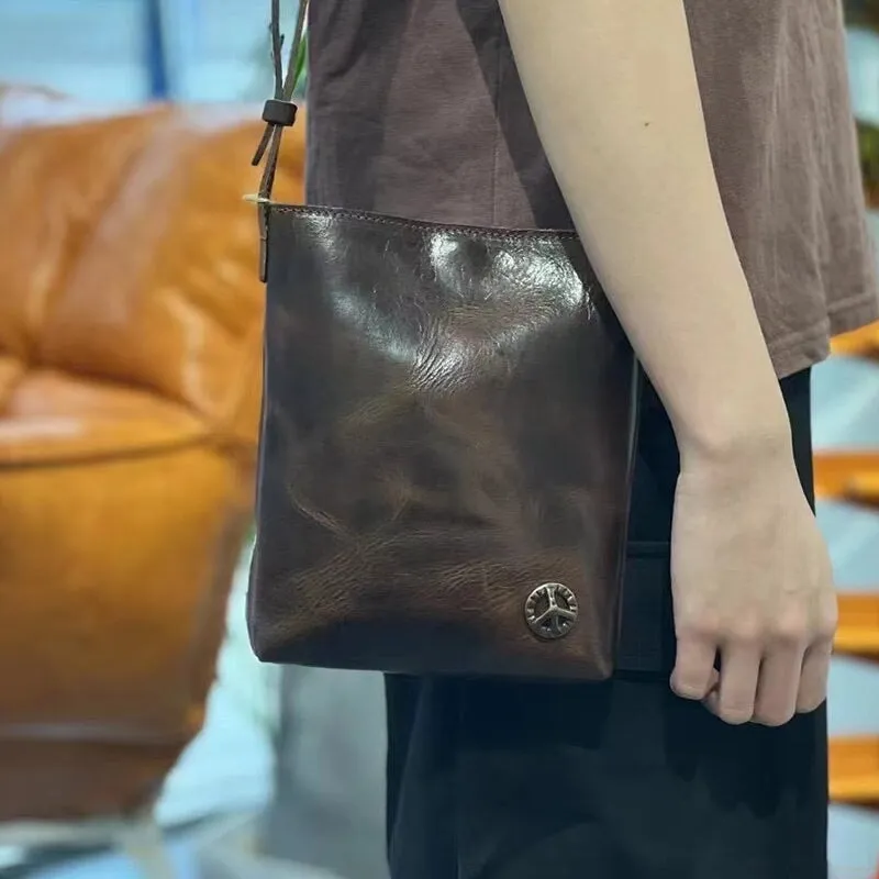 Handmade Vintage Cowhide Women's Bag