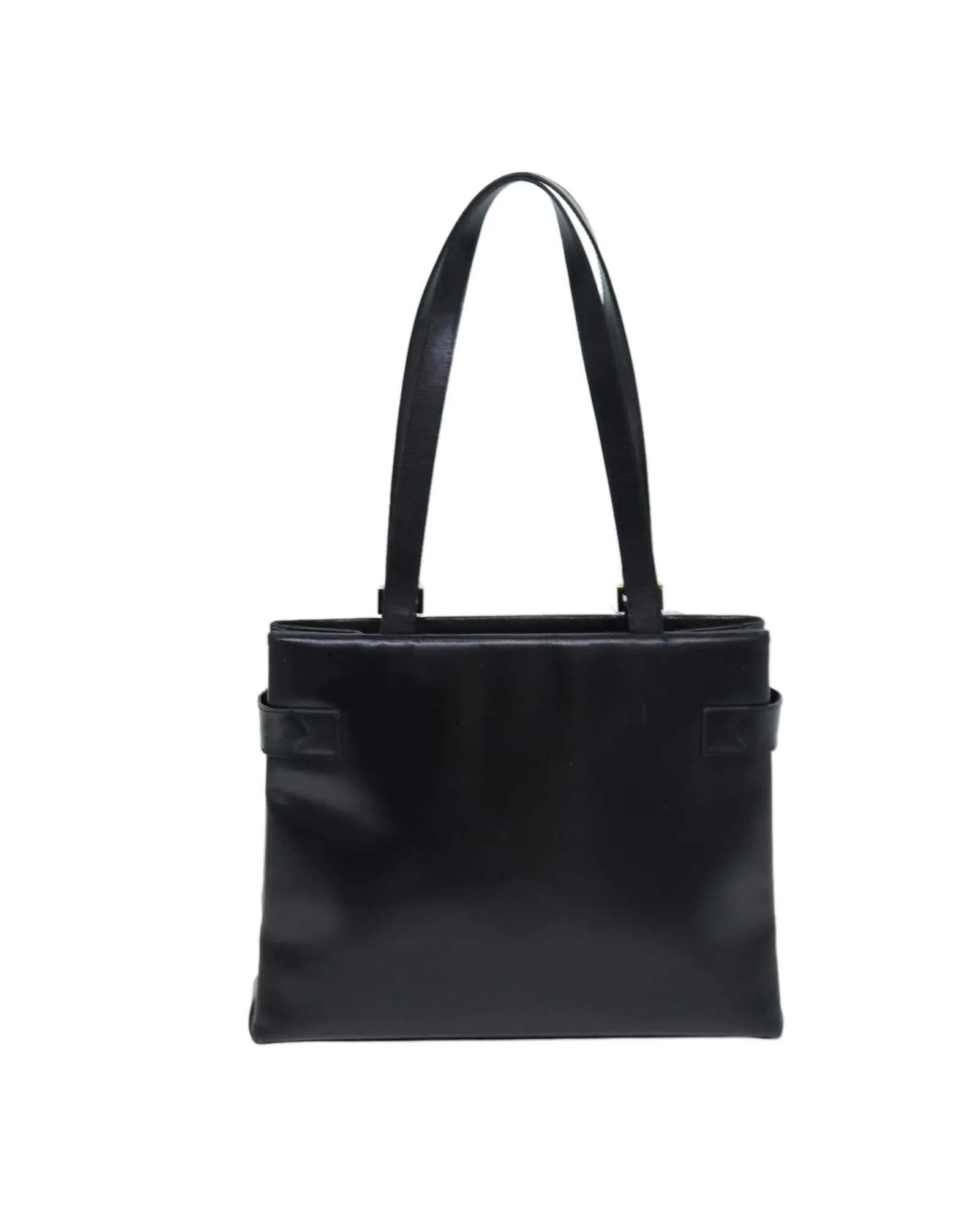 Leather Tote Bag with Dual Handles