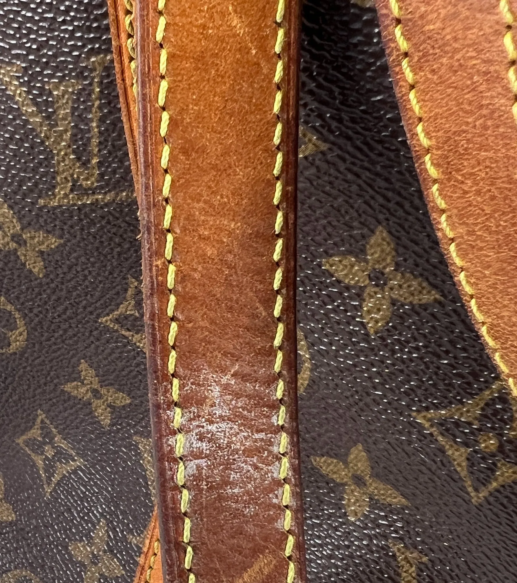 Louis Vuitton monogram Sac shopping tote 1998