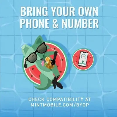 Mint Mobile 3 Month 15GB/mo Plan SIM Kit