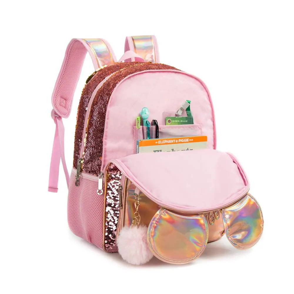 (NET) 3 IN 1 Backpack Set for Girls