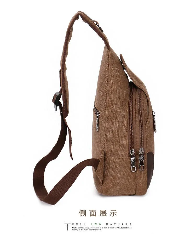 Outdoor sports small Messenger bag canvas diagonal bag