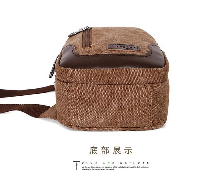 Outdoor sports small Messenger bag canvas diagonal bag