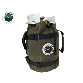 Overland Vehicle Systems - Propane Bag with Handle & Straps #16 Waxed Canvas