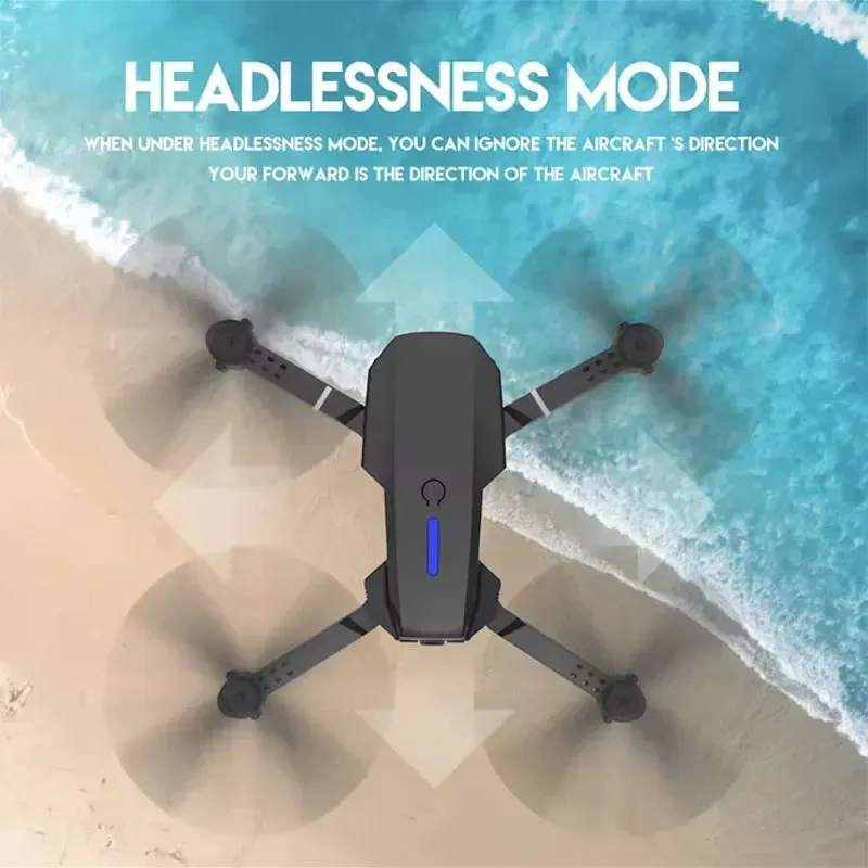 Professional  Foldable RC Helicopter Drone 4K with 1080P Wide Angle Dual HD Camera