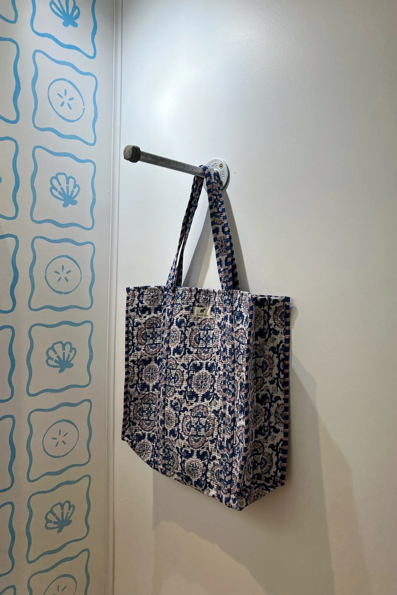 Quilted Reversible Tote Bag