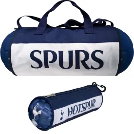 Tottenham Hotspur FC Bundle: Duffel Bag & Accessory Case   Free Shipping