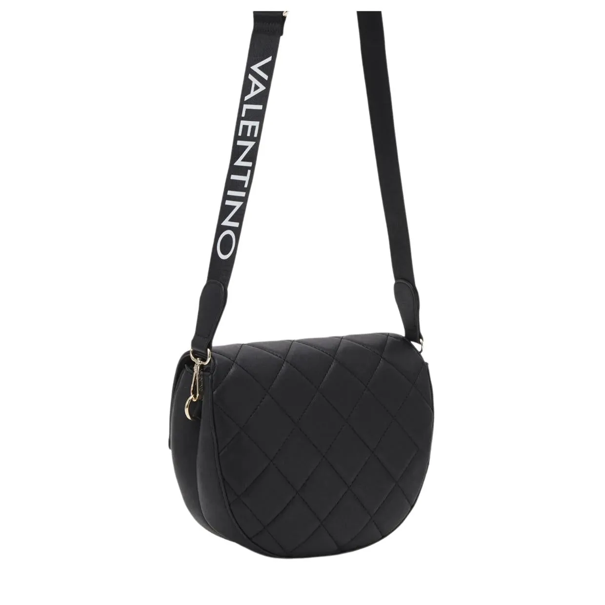 Valentino Bags Quilted Bigs Mat Black Crossbody Bag